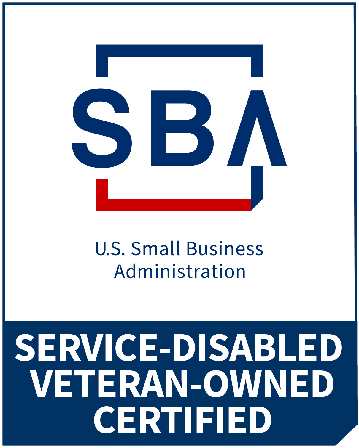 SBA-certified Service-Disabled Veteran-Owned Small Business (SDVOSB)